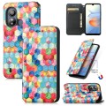 For ZTE Blade L220 CaseNeo Colorful Magnetic Leather Phone Case(Magic Space)