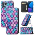 For Fairphone 5 CaseNeo Colorful Magnetic Leather Phone Case(Purple scales)