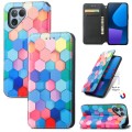 For Fairphone 5 CaseNeo Colorful Magnetic Leather Phone Case(Colored Squares)