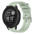 For Garmin  Instinct 2 Solar Solid Color Sports Silicone Watch Band(Peppermint Green)