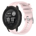 For Garmin  Instinct 2 Solar Solid Color Sports Silicone Watch Band(Pink)