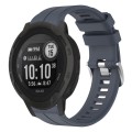 For Garmin  Instinct 2 Solar Solid Color Sports Silicone Watch Band(Rock Cyan)