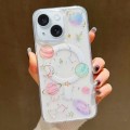 For iPhone 15 Plus Cosmic Star MagSafe TPU Phone Case(Transparent)