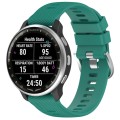 For Garmin D2 Air X10 43mm Cross Texture Silicone Watch Band(Green)