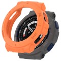 For Amazfit Active Edge A2212 Armored Hollow Half Pack TPU Watch Protective Case(Orange)