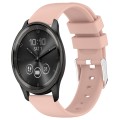For Garmin Move Trend 20mm Smooth Solid Color Silicone Watch Band(Pink)