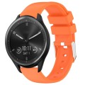 For Garmin Vivomove Sport 20mm Smooth Solid Color Silicone Watch Band(Orange)