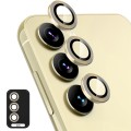 For Samsung Galaxy A35 ENKAY Hat-Prince 9H Rear Camera Lens Aluminium Alloy Tempered Glass Film(Gold
