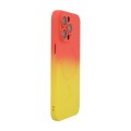 For iPhone 13 Pro Max ENKAY Hat-Prince MagSafe Rainbow Gradient Silicone Phone Case with Lens Film(O