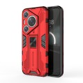 For Huawei Pura 70 Pro Supersonic Armor PC Hybrid TPU Phone Case(Red)