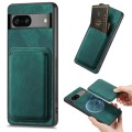 For Google Pixel 7 Retro Leather Card Bag Magnetic Phone Case(Green)