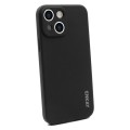 For iPhone 15 ENKAY Liquid Silicone Soft Shockproof Phone Case(Black)