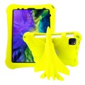 For iPad Pro 11 2018/2020/2021/2022 360 Rotation Aircraft Holder EVA Shockproof Tablet Case(Yellow)
