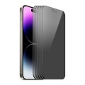 For iPhone 14 Pro Max 5pcs ENKAY Hat-Prince 360 Degree Anti-peeping Privacy Full Screen Tempered Gla