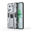 For OPPO Reno11 Pro Global Supersonic Armor PC Hybrid TPU Phone Case(Grey)