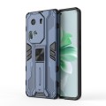 For OPPO Reno11 Global Supersonic Armor PC Hybrid TPU Phone Case(Blue)