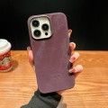 For iPhone 12 Pro Vintage Denim Shockproof Magsafe Phone Case(Purple)