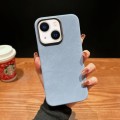 For iPhone 14 Vintage Denim Shockproof Magsafe Phone Case(Blue)