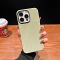 For iPhone 15 Pro Vintage Denim Shockproof Magsafe Phone Case(Green)