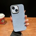 For iPhone 15 Plus Vintage Denim Shockproof Magsafe Phone Case(Blue)