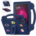 For T-Iobile REVVL Tab 10.36 2023 Handle Kickstand Children EVA Shockproof Tablet Case(Navy Blue)
