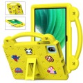 For Blackview Oscal Pad 15 2023 10.36/Tab 11 Handle Kickstand Children EVA Shockproof Tablet Case(Ye