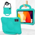 For Xiaomi Redmi Pad SE 11 2023 Handle Football Shaped EVA Shockproof Tablet Case(Mint  Green)