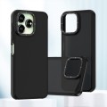 For ZTE Axon 50 Lite Dual-Color Shockproof TPU Phone Case(Black)