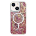 For iPhone 13 / 14 Shell Texture Multicolor MagSafe TPU Phone Case(Roige)