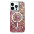 For iPhone 14 Pro Max Shell Texture Multicolor MagSafe TPU Phone Case(Roige)