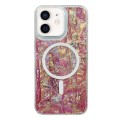 For iPhone 11 Shell Texture Multicolor MagSafe TPU Phone Case(Roige)
