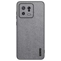 For Xiaomi  13 Tree Bark Leather Shockproof Phone Case(Grey)
