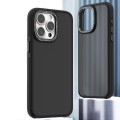 For iPhone 15 Pro Max Dual-Color Shockproof TPU Phone Case(Black)