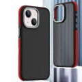 For iPhone 15 Dual-Color Shockproof TPU Phone Case(Red)