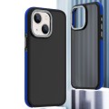For iPhone 14 Plus Dual-Color Shockproof TPU Phone Case(Blue)