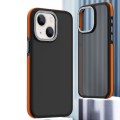 For iPhone 14 Plus Dual-Color Shockproof TPU Phone Case(Orange)