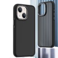 For iPhone 14 Dual-Color Shockproof TPU Phone Case(Black)