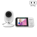 218 Temperature Detection 2 Way Voice Baby Security Video Camera 2.8-inch LCD Baby Monitor(US Plug)