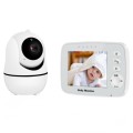 SM32PTA Two-Way Audio Night Vision Surveillance Camera 3.5 inch Baby Monitor(US Plug)