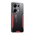 For Xiaomi Redmi Note 13 Pro 4G Blade Series TPU Hybrid Metal Phone Case(Red)