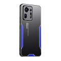 For Xiaomi Mix 4 Blade Series TPU Hybrid Metal Phone Case(Blue)