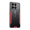 For Xiaomi Redmi K70E Blade Series TPU Hybrid Metal Phone Case(Red)