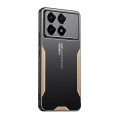 For Xiaomi Redmi K70 Blade Series TPU Hybrid Metal Phone Case(Gold)