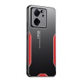 For Xiaomi Redmi K60 Ultra Blade Series TPU Hybrid Metal Phone Case(Red)