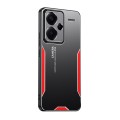 For Xiaomi Redmi Note 13 Pro+ Blade Series TPU Hybrid Metal Phone Case(Red)