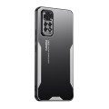 For Xiaomi Redmi Note 11E Pro Blade Series TPU Hybrid Metal Phone Case(Silver)