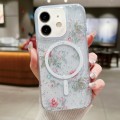 For iPhone 12 / 12 Pro Spring Garden MagSafe TPU Phone Case(F04 French Flowers)