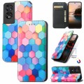 For TCL 40 NXTpaper 5G CaseNeo Colorful Magnetic Leather Phone Case(Colored Squares)