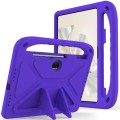 For Honor Pad 9 12.1 Handle EVA Shockproof Tablet Case with Holder(Purple)