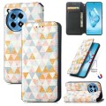 For OnePlus 12R CaseNeo Colorful Magnetic Leather Phone Case(Rhombus)